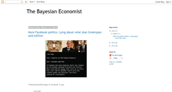 Desktop Screenshot of bayesianeconomist.com