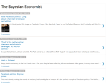 Tablet Screenshot of bayesianeconomist.com